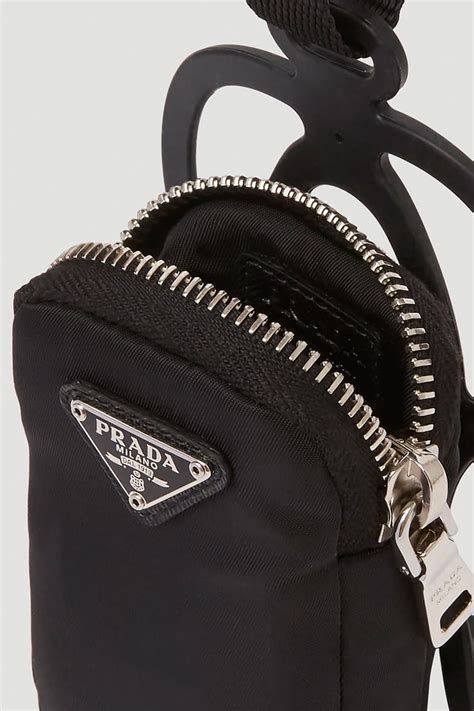 prada black leather crossbody bag|Prada crossbody bag nylon.